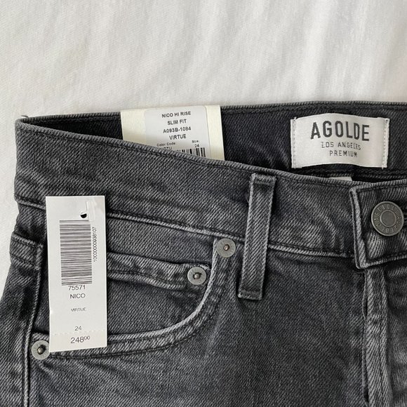 AGOLDE Nico Jeans Size 24 - Picture 3 of 3